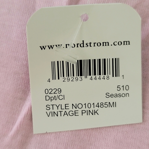 Nordstrom Intimates Women Lingerie Tank Top XL Vintage Pink - Picture 8 of 9